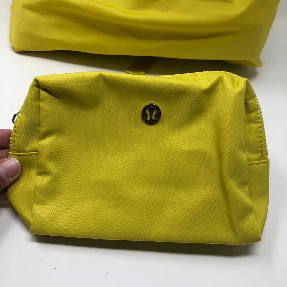 Lululemon Easy As Sunday Tote 19L Soleil Yellow Handbag Nylon Travel Casual